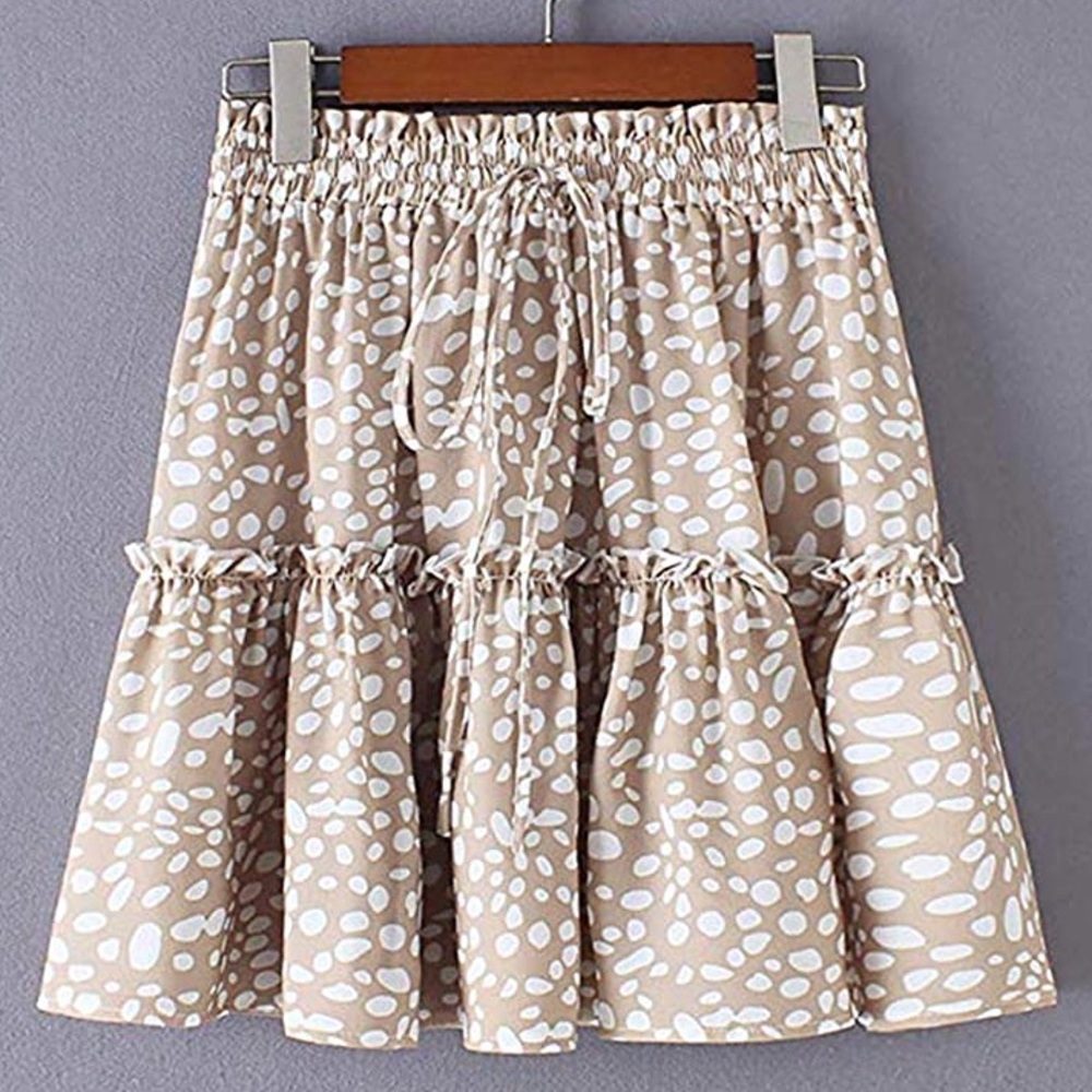 Dotted Tie Skirt